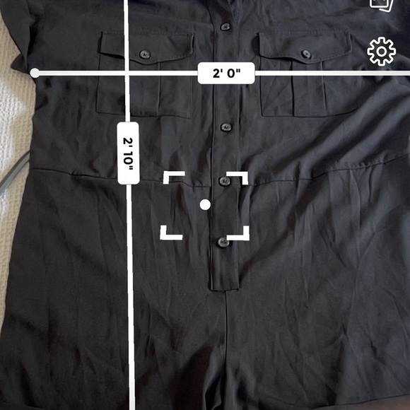 Banana Republic Black Button-Up Jumpsuit - Picture 7 of 9